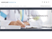 Tablet Screenshot of hospicarepharmacy.com
